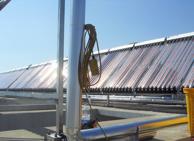 solar-heat installation example